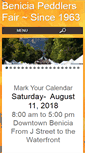 Mobile Screenshot of beniciapeddlersfair.org
